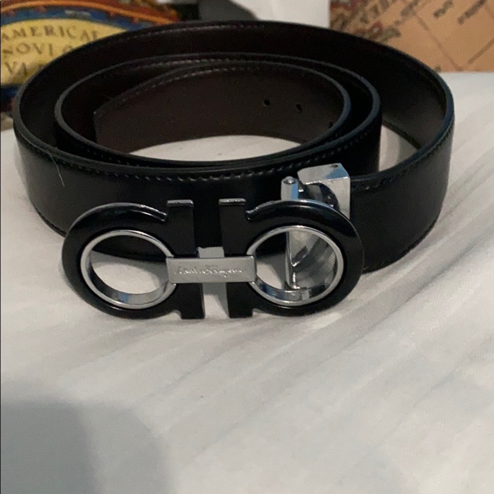 Ferragamo reversible belt. Selling for wedding